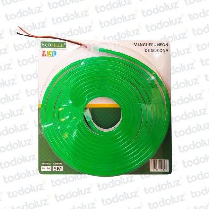 Cinta Led Neon Verde 12V IP65 (x.Rollo/5m)