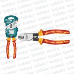Alicate Cortacables 1000V 6´ Profesional Industrial Total