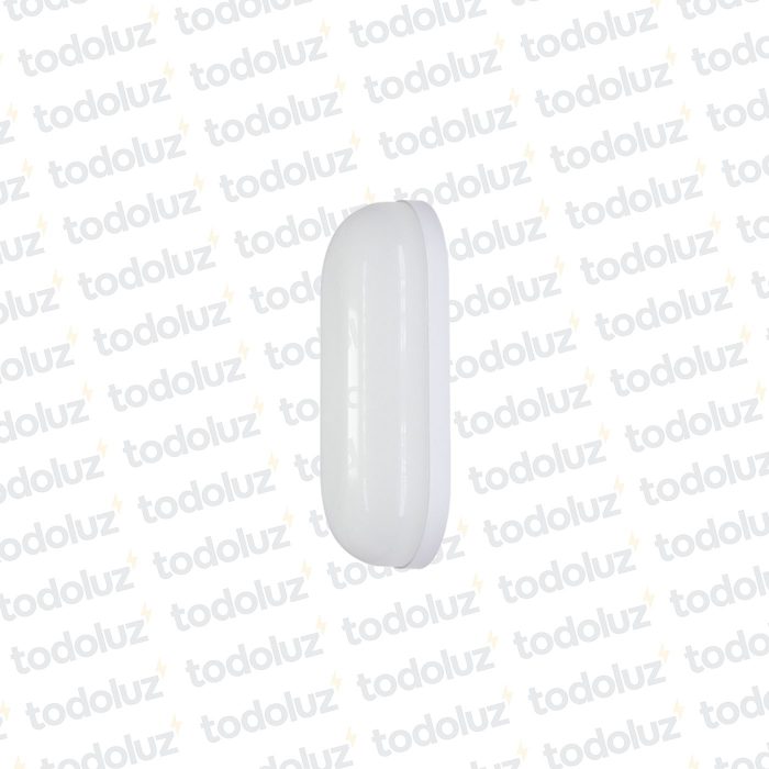 Tortuga Led Oval Blanco 18W 3000°k 200x100mm (57.096)