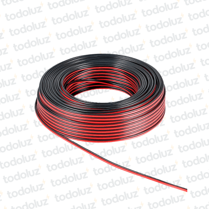 Cable Inpacord Polarizado/Transparente CU/CU Est 2x0.5mm² 300V Antillama (x.Rollo/100m) Inpaco