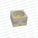 Spot Led Adosar Cuadrado Blanco 12W 3000°k IP20 1080lm 80x60mm