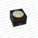 Spot Led Adosar Cuadrado Negro 12W 3000°k IP20 1080lm 80x60mm