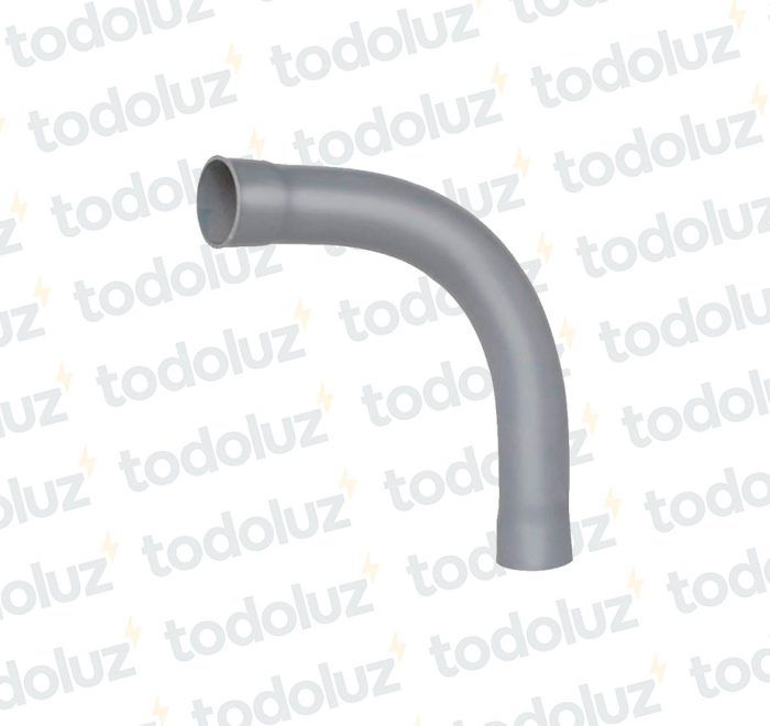 Curva 90° Conduit 32mm Gris