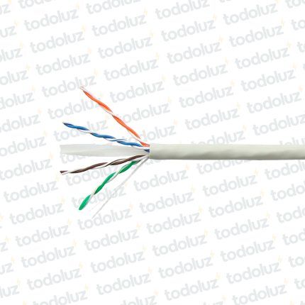 Cable U/UTP Cat.6 Interno Gris LSZH 24AWGx4P 100% Cobre (x.1metro) Commscope