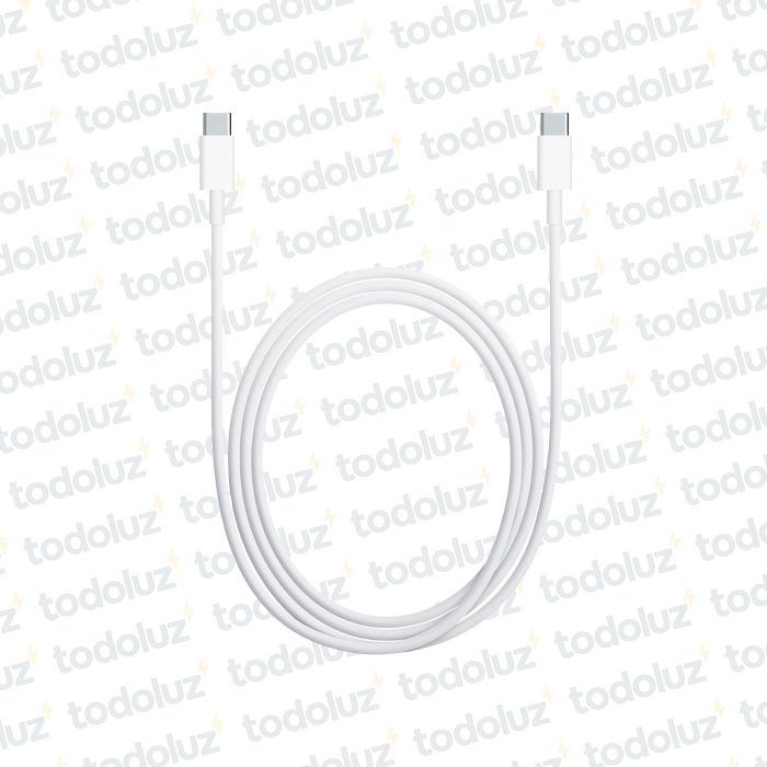 Cable USB M/M Tipo-C/Tipo-C (x.1metro) Blanco