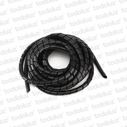 Ordenador de Cable 6mm Negro (x.Rollo/10m)