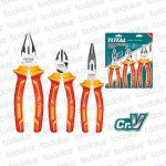 Kit Pinzas 1000V Profesional Industrial (Universal 8´/Corte 6´/Punta Final 6´) Total