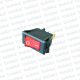 Interruptor Tecla Rectangular Fino 1P 16A 250Vac Rojo c/ Luz