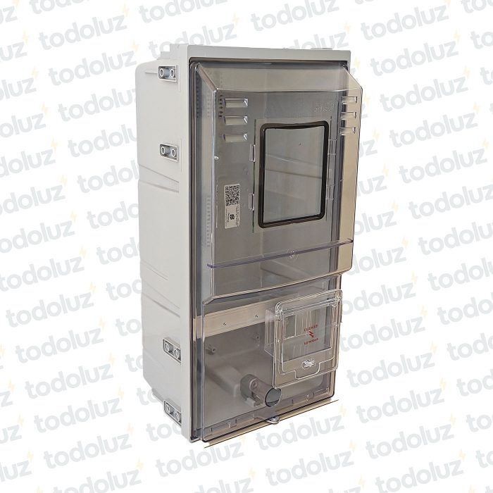 Caja Plastica p/ Medidor Trifasico T. Transp.