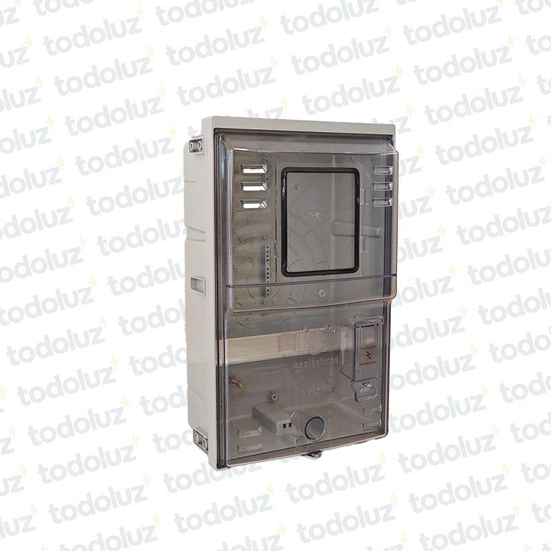 Caja Plastica p/ Medidor Monofasico T. Transp.