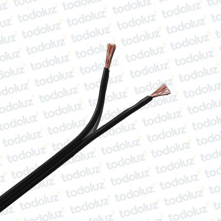 Cable Inpacord 2x2mm² Negro 300V Antillama (x.1Metro) Inpaco