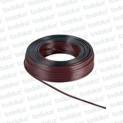 Cable Inpacord 2x0.5mm² Negro 300V Antillama (x.Rollo/100m) Inpaco