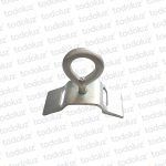 Base con Ojal p/ Cinta de Acero