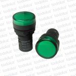 Luz Piloto Led 22mm Verde 220Vac