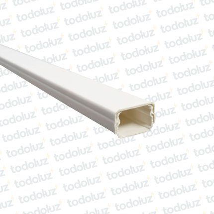 Cablecanal 20x12mm Blanco c/ Adhesivo (x.tira/2mts) Schneider
