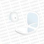 Luminaria Makeup Portatil Blanco Doble Espejo 1X + 10X c/ Iluminacion Led 3 Tonos USB 5V/2A (56.191)