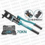 Pinza a Compresion Hidraulica p/ Terminal Ojal 16/240mm² Total