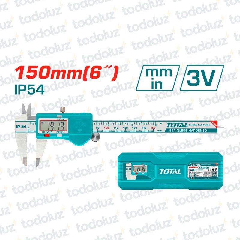 Calibre Digital IP54 150mm Total