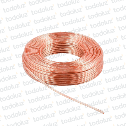 Cable Inpacord 2x2mm² Transparente 300V (x.1Metro) Inpaco