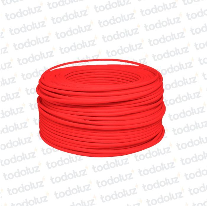 Cable Multifilar 1mm² Rojo 750V Antillama (x.Rollo/100m) Inpaco