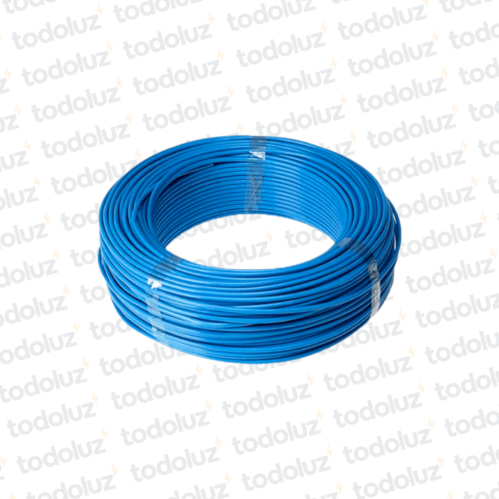 Cable Multifilar 1mm² Celeste 750V Antillama (x.Rollo/100m) Inpaco