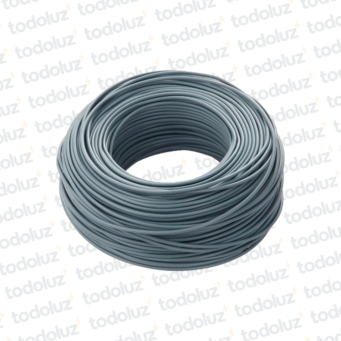 Cable Multifilar 1mm² Gris 750V Antillama (x.1Metro) Inpaco