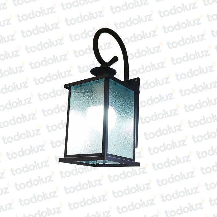 Farol Colonial 4C Vd. Recto Punteado c/ Brazo Curvo 1*E27 (55.081)