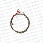 Sensor PT100 5x30mm Tubo Inox 3 Cond