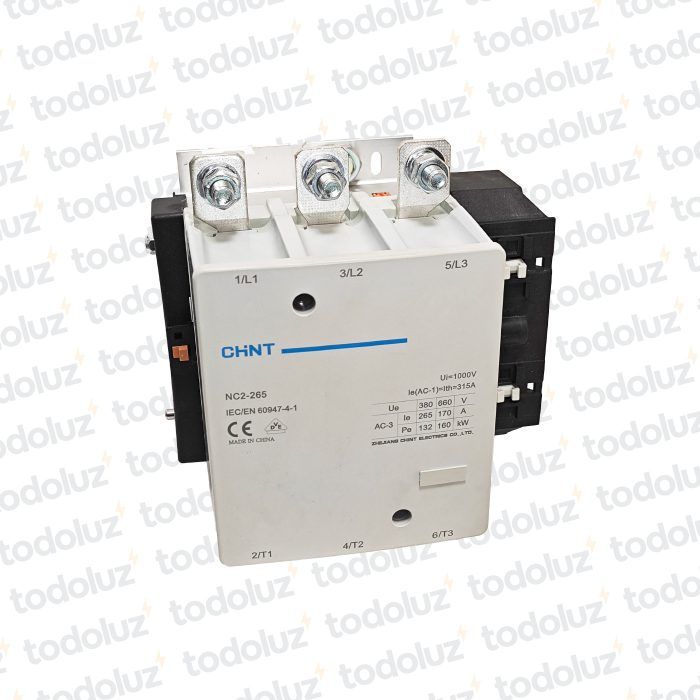 Contactor 265A/3P/132kW Bob.240Vac Mod.NC-2 Chint