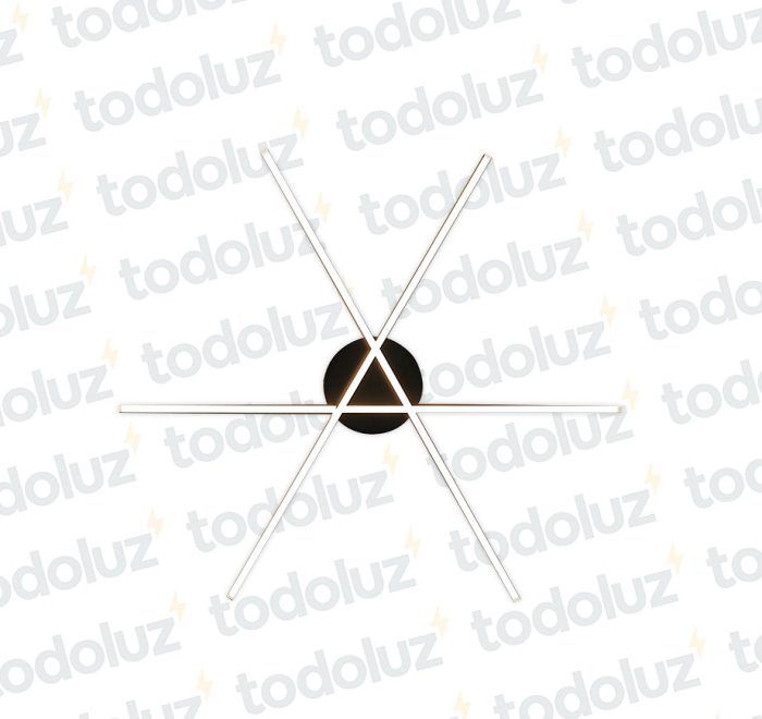 Plafon Negro Triple Barra 1M 36W 2700°K 3600LM (51.148)