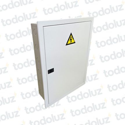 Tablero Embutir Metal 24 Modulos + Distribucion RST+N+T 125A Blanco Cominsa