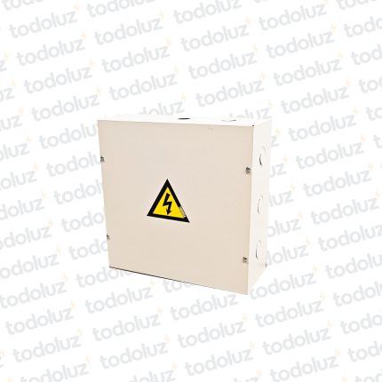 Caja de Paso Exterior Metal 300x300x120mm Blanco Cominsa