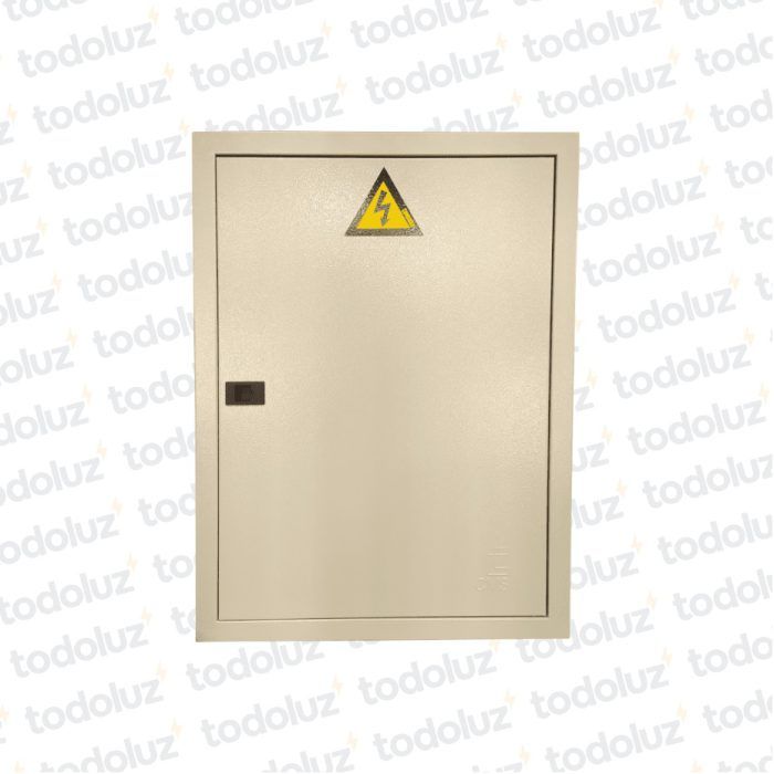 Tablero Embutir Metal 24 Modulos + Distribucion RST+N+T 125A Beige Cominsa