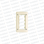 Caja Exterior p/ 4 Modulos Marfil Conatel