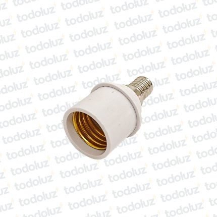 Portalampara Adaptadora E14 p/ Lamp. E27