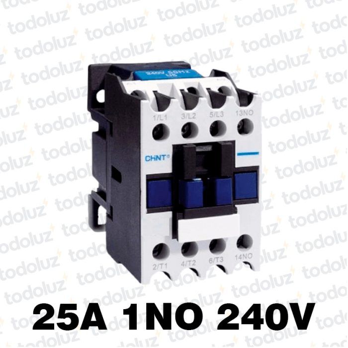 Contactor 25A/3P/11kW 1NO Bob.240Vac Mod.NC-1 Chint