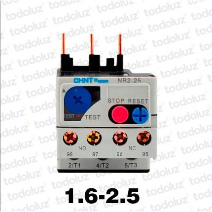 Rele Termico 1.6-2.5A 3P p/ Contactor Mod.NC1-9/32A Chint