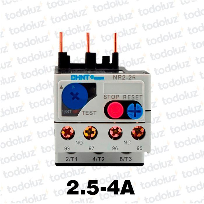 Rele Termico 2.5-4A 3P p/ Contactor Mod.NC1-9/32A Chint