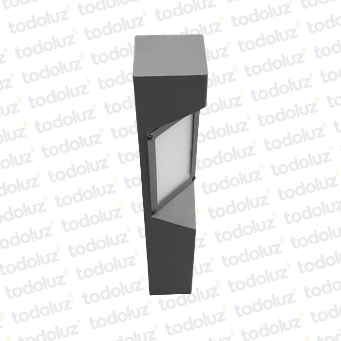 Poste 60cm Negro Ventana intermedia 2*G9 (58.008)