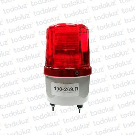Baliza Intermitente Rojo Led 3W 220Vac