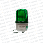 Baliza Intermitente Verde Led 3W 220Vac