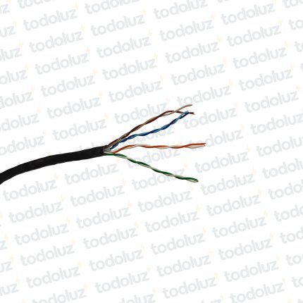 Cable U/UTP Cat.6 Exterior/Outdoor 23AWGx4P 100% Cobre (x.1metro) Norphel
