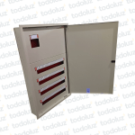 Tablero Embutir Metal 100 Modulos + Distribucion RST+N+T 250A Beige Cominsa