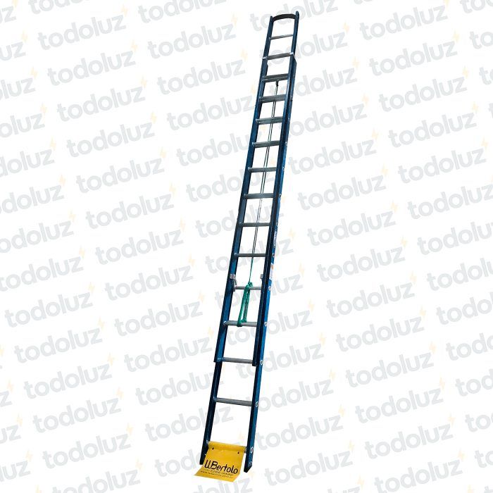 Escalera Fibra de Vidrio Extensible Baja Tension 23P 710cm