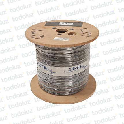 Cable CCTV Exterior/Outdoor 26AWGx4P 100% Cobre (x.Bobina/305mts) Norphel