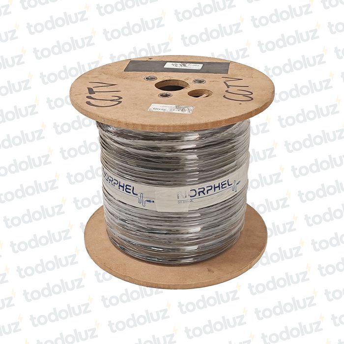 Cable CCTV Exterior/Outdoor 26AWGx4P 100% Cobre (x.Bobina/305mts) Norphel