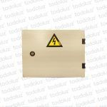 Tablero Exterior Metal 12 Modulos + Distribucion Neutro 63A Beige Cominsa