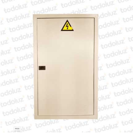 Tablero Embutir Metal 36 Modulos + Distribucion RST+N+T 63A Beige Cominsa