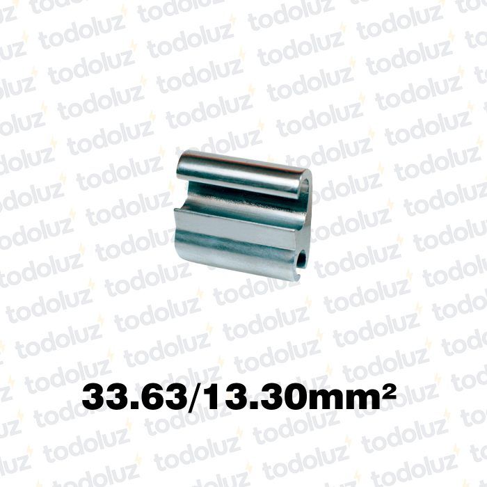 Conector de Aluminio a Compresion Al/Cu-33.63/13.30mm² - Deriv Al/Cu-8/2mm² Intelli
