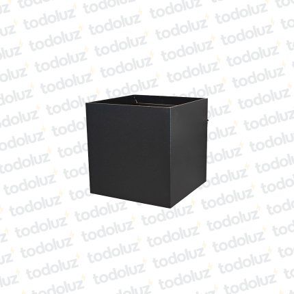 Aplique Ext. Bidireccional Regulable Cubo Negro 10W 6000°k (10x10x10CM) (57.073)